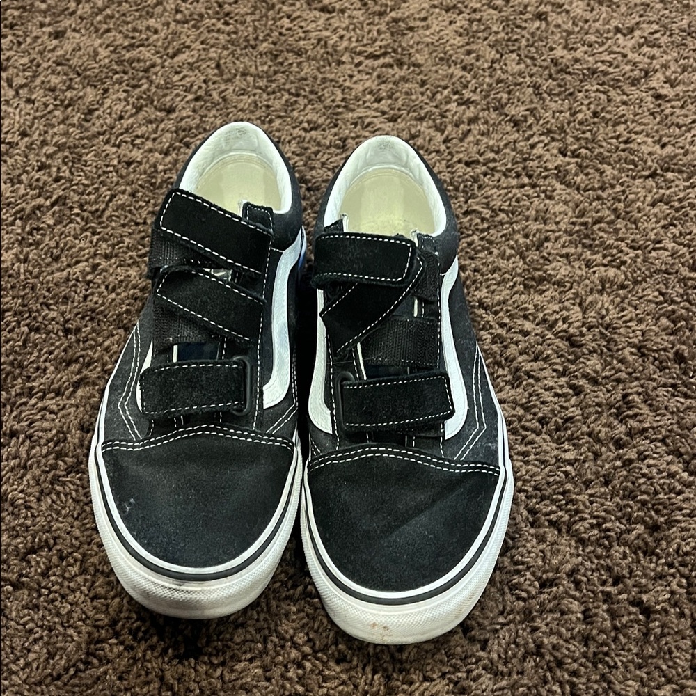 Vans Black and White Athletic Shoes
